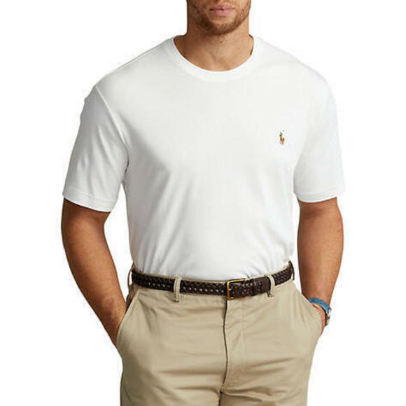 Big Tall Polo Ralph Lauren Soft Touch T-Shirt White